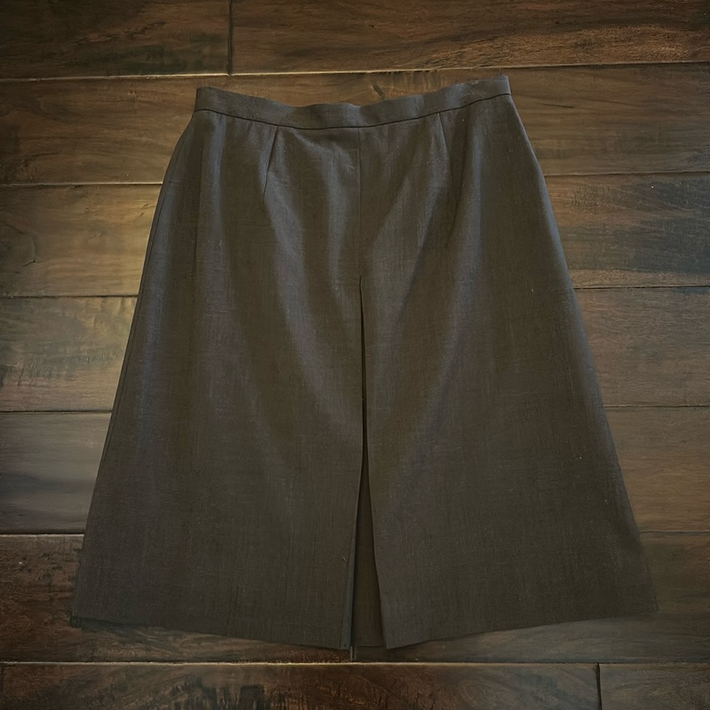 Brown Wool Skirt